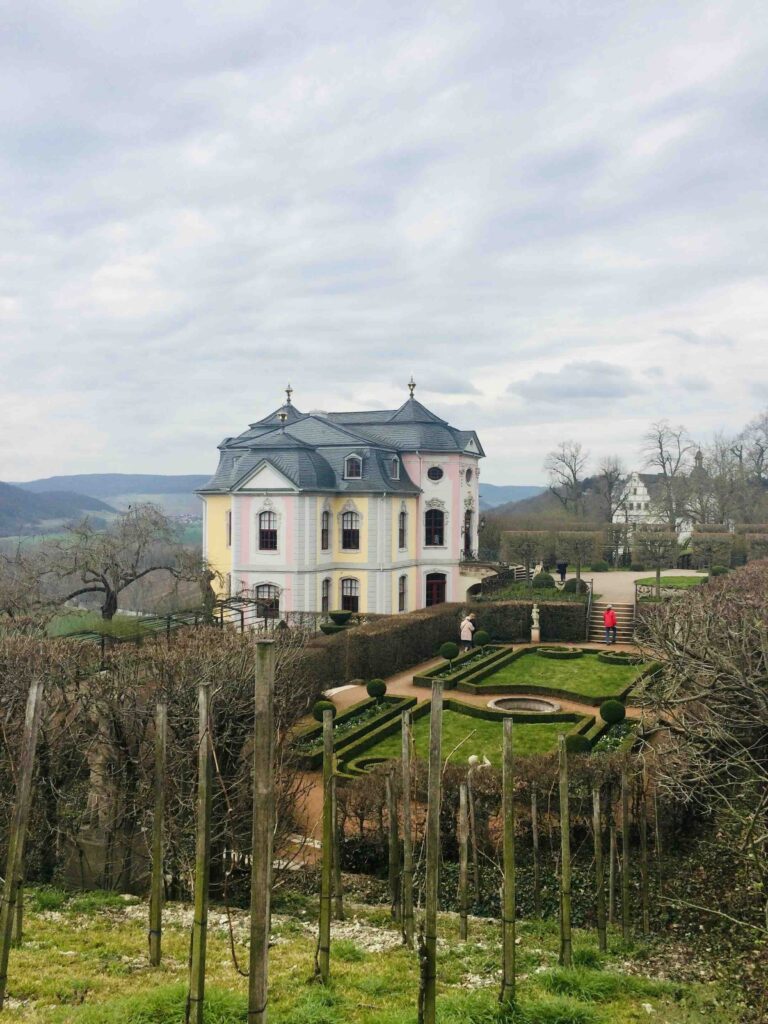 Dornburger Schlösser - Blick au das Rokokoschloss