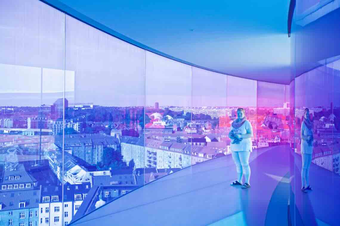 Aarhus Dänemark Rainbow Walk