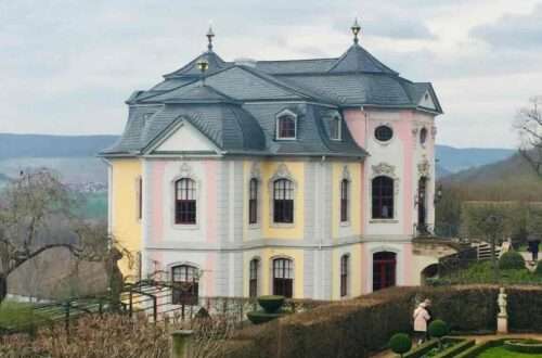 Dornburger Schlösser - Blick au das Rokokoschloss