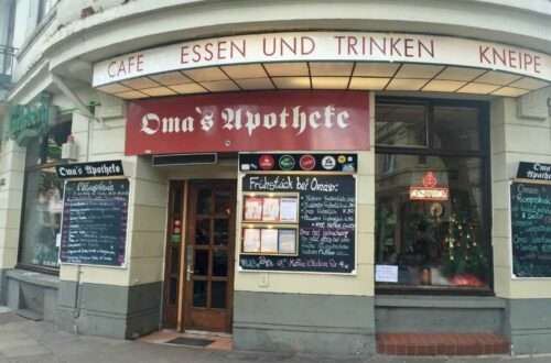 Sternschanze Hamburg Blick auf Omas Apotheke