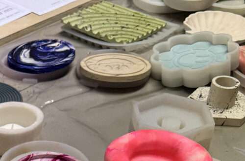Jesmonite Workshop Nürnber im Noma Studio